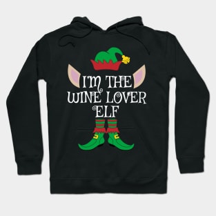 I'm The Wine Lover Christmas Elf Hoodie